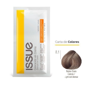 TINTURA ISSUE 8.1  (blis x 5 uni) RUBIO CLARO CENIZA